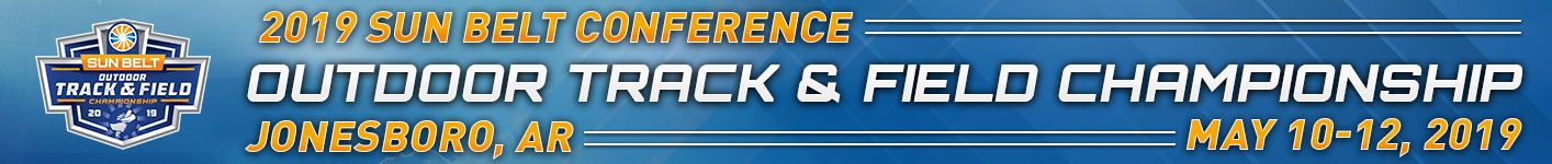 2019 Sun Belt Conference Men's & Women's Outdoor Track & Field Championship